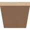 Ekena Millwork 4in. W x 4in. H x 12in. L Concord Woodgrain TimberThane Rafter Tail, Primed Tan RFTUR04X04X12CONRCPR - alternate 6